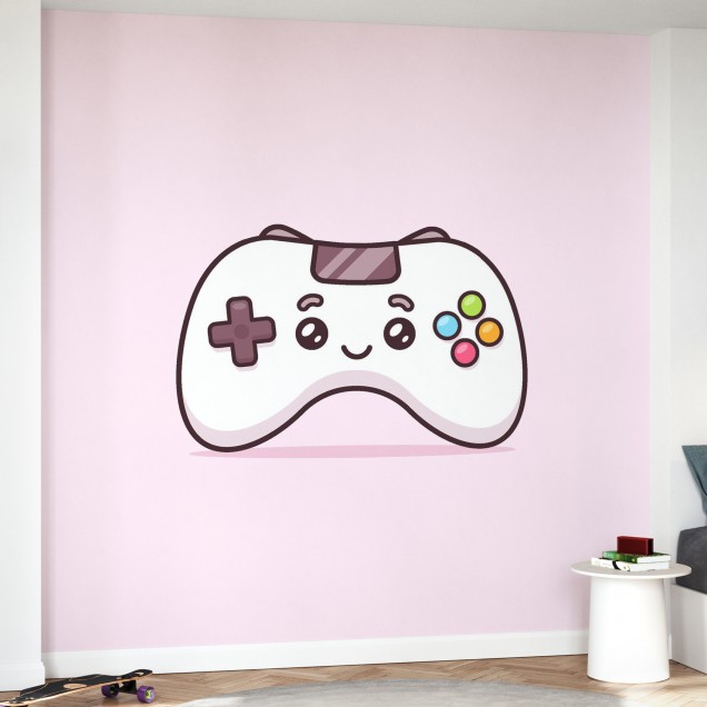 Wallpaper cu un joystick kawaii simpatic
