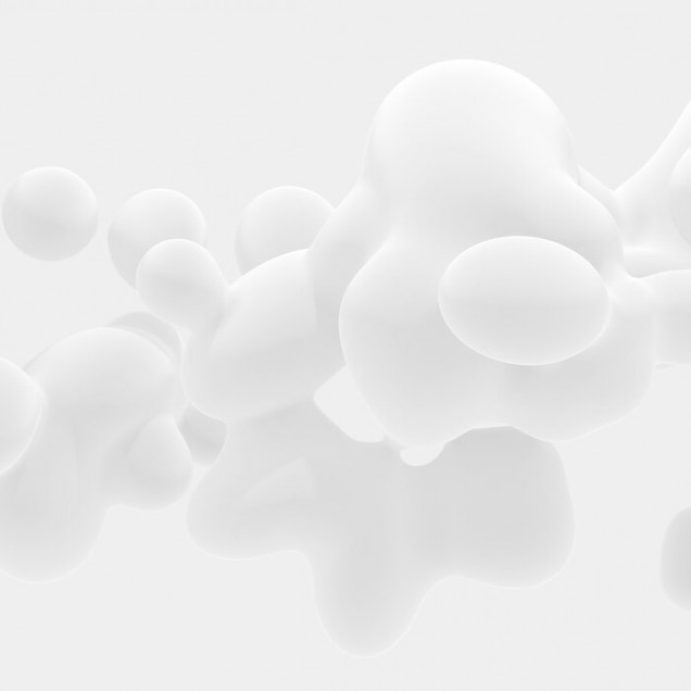 Tapet modern cu design abstract - Floating Subtle White Fluid