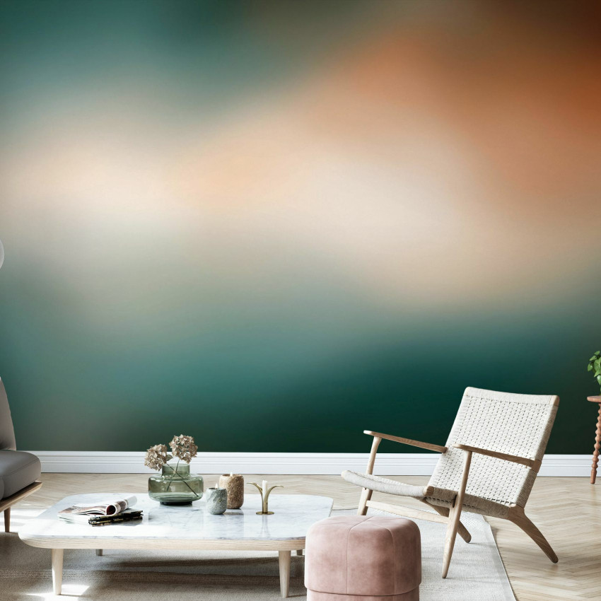 Wallpaper cu apus de soare auriu, Aura, Golden Sunset, Photowall