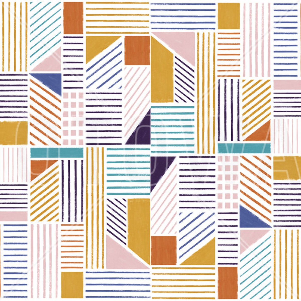 Fototapet Photowall PHW-e338510. Conține culorile: Galben, Galben Matura, Albastru, Albastru Distantv, Violet, Violet-Mov, Portocaliu, Portocaliu Semnal, Roz, Roz Deschis