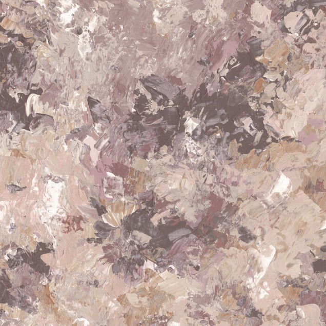 Tapet abstract Paint II, Charleston Room, cu nuanțe neutre și delicate