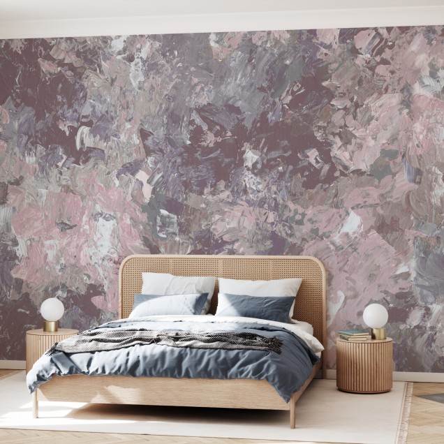 Wallpaper abstract cu culori delicate și design unic.