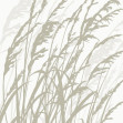 Fototapet Grass, White, Photowall