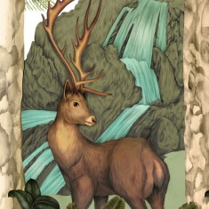 Fototapet Dear Deer, personalizat, Photowall