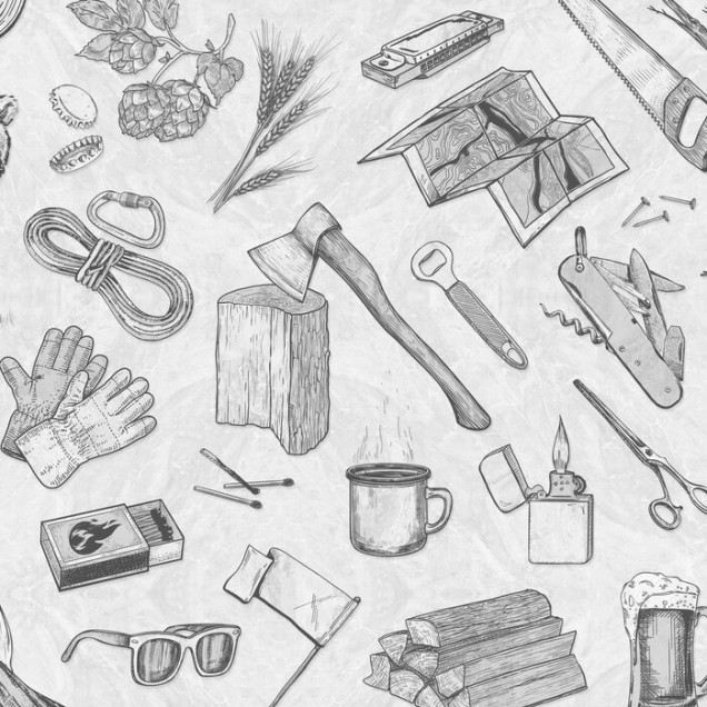 Tapet The Lumberjack cu design modern, inspirat de natură, aventură și libertate.
