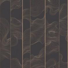 Fototapet Illuminated Lines Curved, Graphite Gilded, personalizat, Photowall