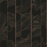 Illuminated Lines Curved, Soft Dark, Photowall
