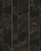 Illuminated Lines Curved, Soft Dark, Photowall