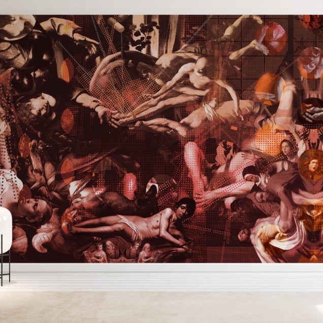 Tapet modern cu design artistic 