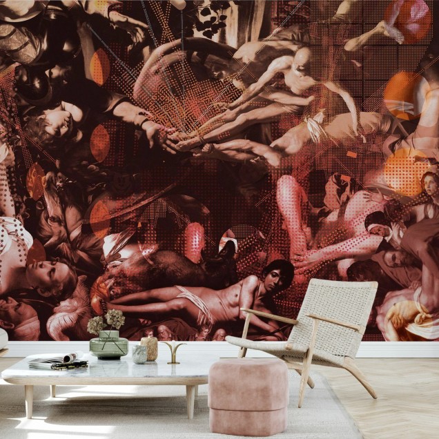 Tapet modern cu design artistic 
