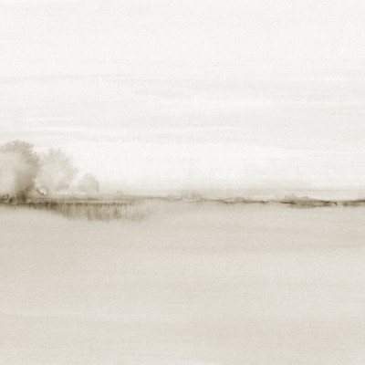 Wallpaper Watercolor Fields, Sepia