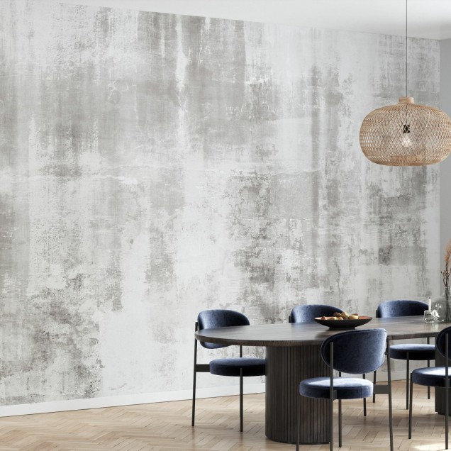 Tapet Grunge Wall, Grey
