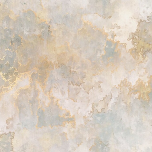 Wallpaper modern cu textură de tencuială, în nuanțe calde de nisip și aur. Sand and Gold Plaster.