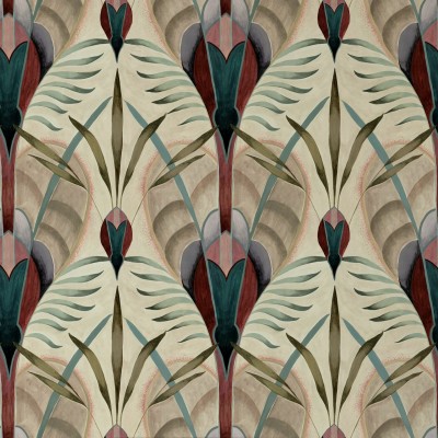 Tapet cu model geometric, Medal of Life, design elegant cu detalii colorate