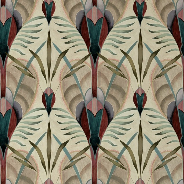 Tapet cu model geometric, Medal of Life, design elegant cu detalii colorate