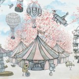 Circus, Blue, Photowall
