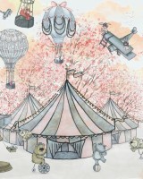 Circus, Pink, Photowall