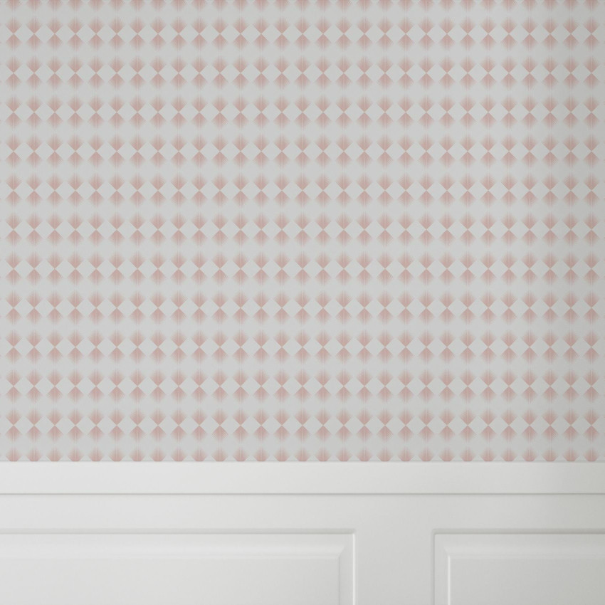 Tapet geometric bej cu design subtil, perfect pentru a crea un spațiu calm și elegant.