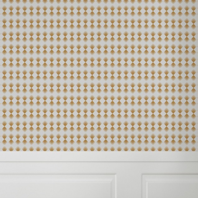 Tapet geometric bej cu design subtil, perfect pentru a crea un spațiu calm și elegant.