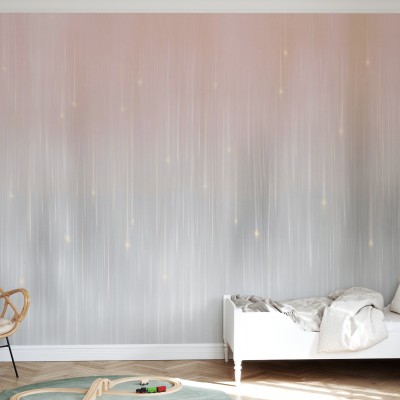 Tapet Starfall, Citylights, cu un design minimalist inspirat din stelele cazatoare