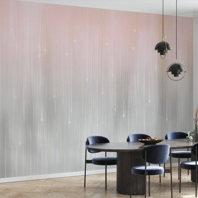 Tapet Starfall, Citylights, cu un design minimalist inspirat din stelele cazatoare