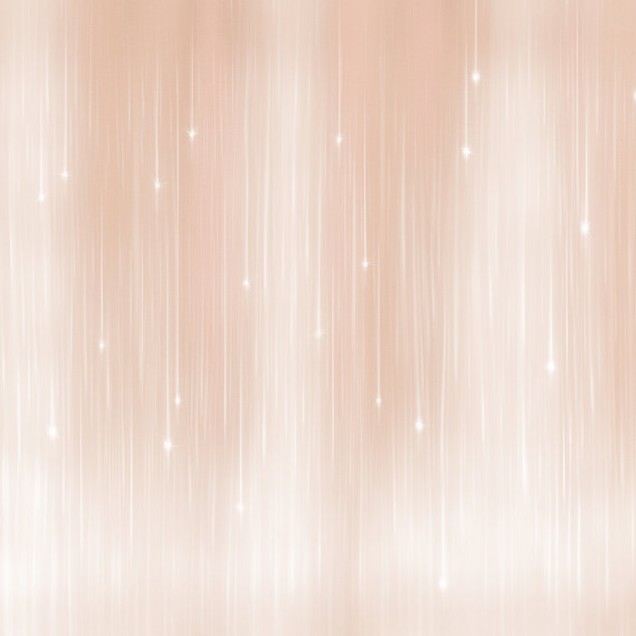 Tapet Starfall, Peachy cu design modern, în tonuri de piersică pal, cu linii verticale fine și steluțe delicate.