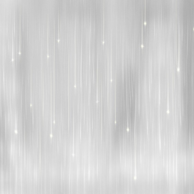 Tapet Starfall Soft Grey cu design delicat de stele argintii pe un fundal gri moale