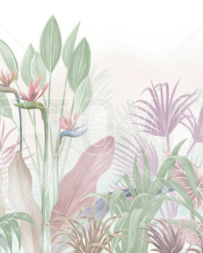 Tropical Paradise Plants, Photowall