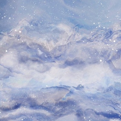 Tapet Crystallized Lilac cu un design abstract in nuanțe de liliac. Perfect pentru living, dormitor sau birou.