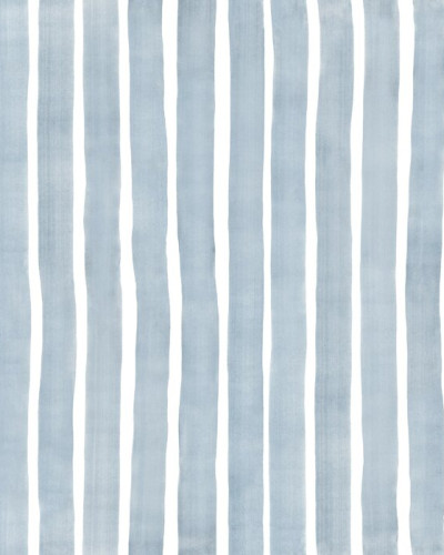 Decorative Watercolor Stripes, Blue, Photowall