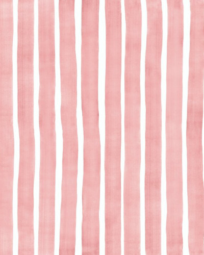 Decorative Watercolor Stripes, Pink, Photowall
