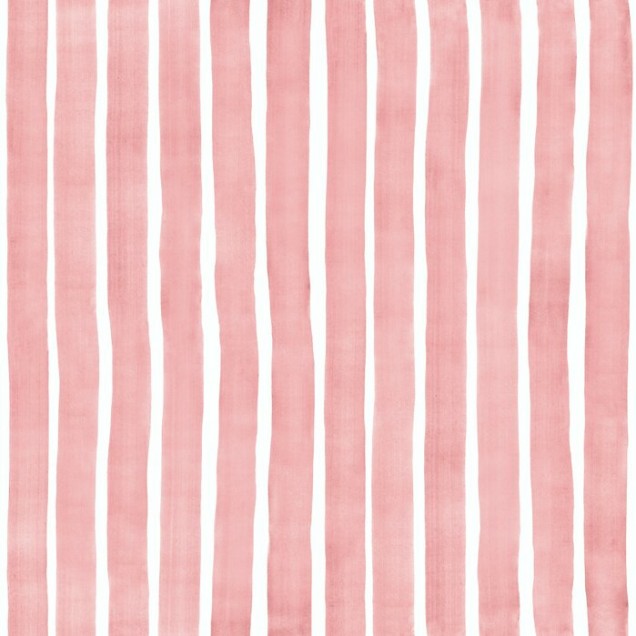 Tapet cu dungi decorative watercolor stripes ĺn nuanţă de roz