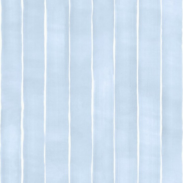 Tapet Tracing Stripes, albastru, cu dungi subtile