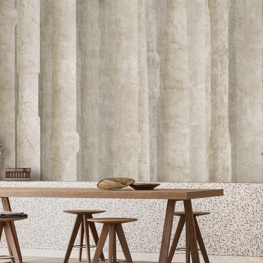 Fototapet Column, Bronze, cu design modern si elegant, perfect pentru living, dormitor sau birou.