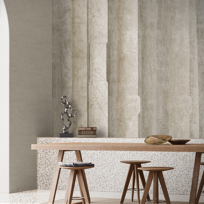 Fototapet Column, Bronze, cu design modern si elegant, perfect pentru living, dormitor sau birou.