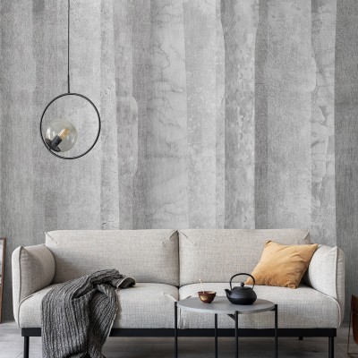 Tapet Column, Silver - Design minimalist, textură subtilă.