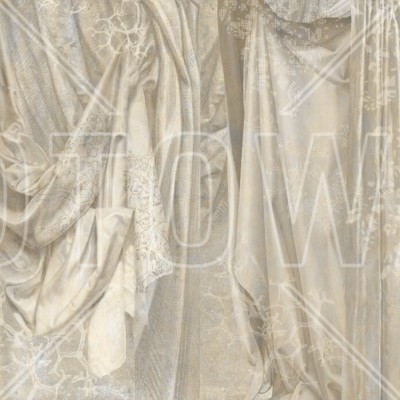 Tapet cu draperii aurii elegante, design clasic