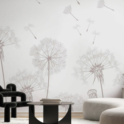 Fototapet cu design elegant de păpădii