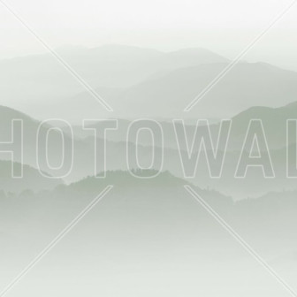 Fototapet Velvet Mountains, Green, Photowall