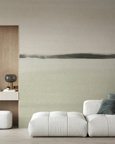 Fototapet abstract minimalist în tonuri pământii