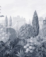 Tuscan Splendor, Blue - Panorama, Photowall