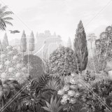 Tuscan Splendor, Alb-Negru - Panorama, Photowall