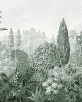 Tuscan Splendor, Green - Panorama, Photowall