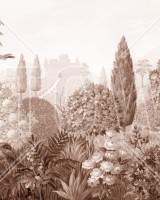 Tuscan Splendor, Red - Panorama, Photowall