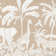 Fototapet Monochrome Jungle, Brown, Photowall