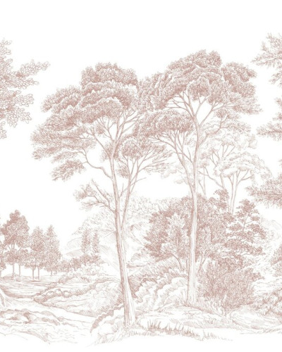 The Long Walk, Earthy Pink, Photowall