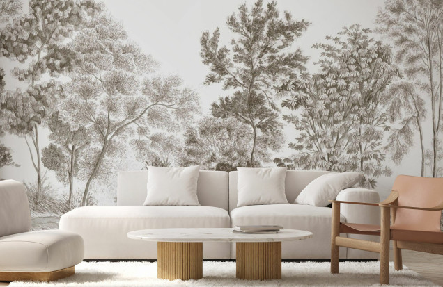 Fototapet Away From The Trail, Antique Taupe, Photowall