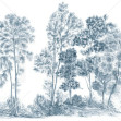 Fototapet Away From The Trail, Placid Blue - Panorama, Photowall