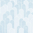 Grand Arches Pattern - Blue Soft, Photowall