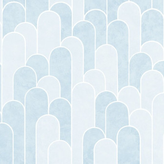 Grand Arches Pattern - Blue Soft, Photowall